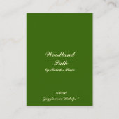 Carte De Visite Chemin de Woodland ATC (Dos)