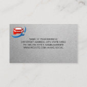 Carte De Visite Chemin d'écluse | Logo de réparation automatique (Dos)