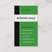 Carte De Visite chemin en bois plitvice (Dos)