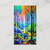 Carte De Visite Chemin forestier (Devant)