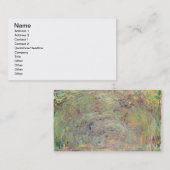 Carte De Visite Chemin ombragé par | de Claude Monet (Devant / Derrière)