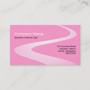 Carte De Visite Chemin ZigZag - Nuances de rose