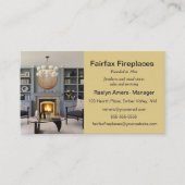 Carte De Visite Cheminées et poêles à bois modifiables (Devant)