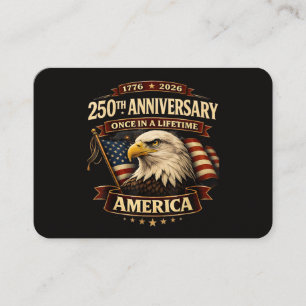 Carte De Visite Chemise 250e anniversaire États-Unis 250e Amérique