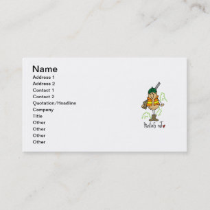 Carte De Visite Chemises et cadeaux pour amateurs de chasse aux no