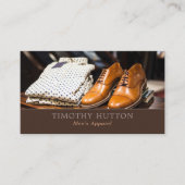 Carte De Visite Chemises et chaussures, magasin de vêtements pour  (Devant)