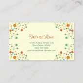 Carte De Visite Chercheur - Chic Nature Style (Dos)