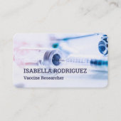 Carte De Visite Chercheur de vaccins (Devant)