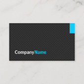 Carte De Visite Chercheur - Grille Twill moderne (Dos)