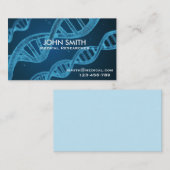 Carte De Visite Chercheur Médicale en microbiologie scientifique (Devant / Derrière)