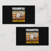 Carte De Visite Chercheur Paranormal Chasseur de fantômes Chasse d (Devant / Derrière)