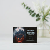 Carte De Visite Chercheur paranormal Déplaisant Hauné Mansion (Debout devant)
