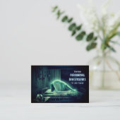 Carte De Visite Chercheur paranormal Eerie Ghost (Debout devant)
