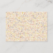 Carte De Visite Cherokee (Dos)