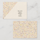 Carte De Visite Cherokee (Devant / Derrière)