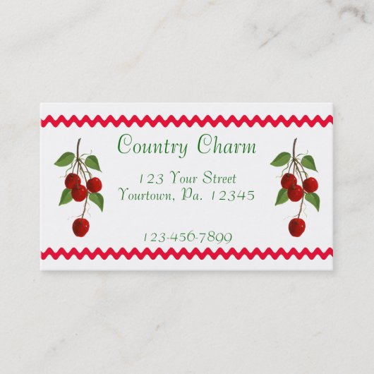 Carte de visite Cherry Bunch (Devant)