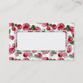 Carte De Visite Cherry Fruit pattern (Devant)