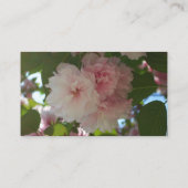 Carte De Visite Cherry Tree I Spring Floral (Dos)