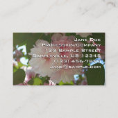 Carte De Visite Cherry Tree I Spring Floral (Devant)