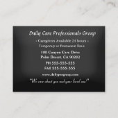 Carte De Visite Cherub et Time Professionnel (Dos)