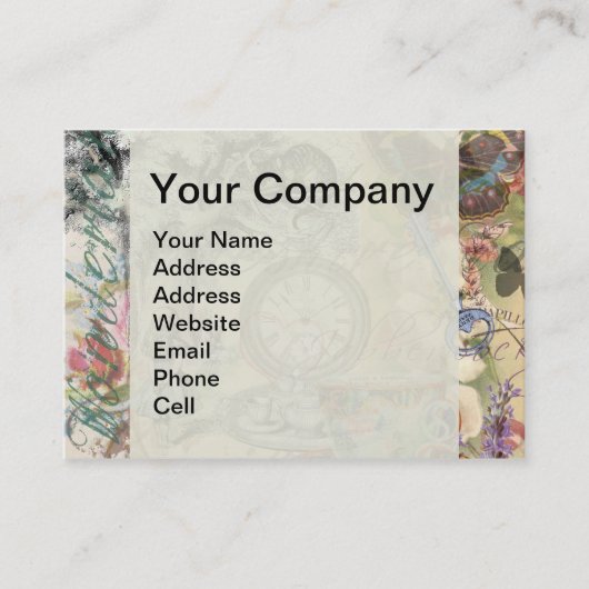 Carte De Visite Cheshire Chat Alice Wonderland Classic (Devant)