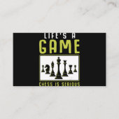 Carte De Visite Chess Heartbeat Chess Master Chess Club (Devant)