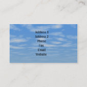 Carte De Visite Cheval (Dos)