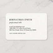 Carte De Visite Cheval (Dos)