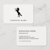 Carte De Visite Cheval (Devant / Derrière)