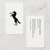 Carte De Visite Cheval (Devant / Derrière)