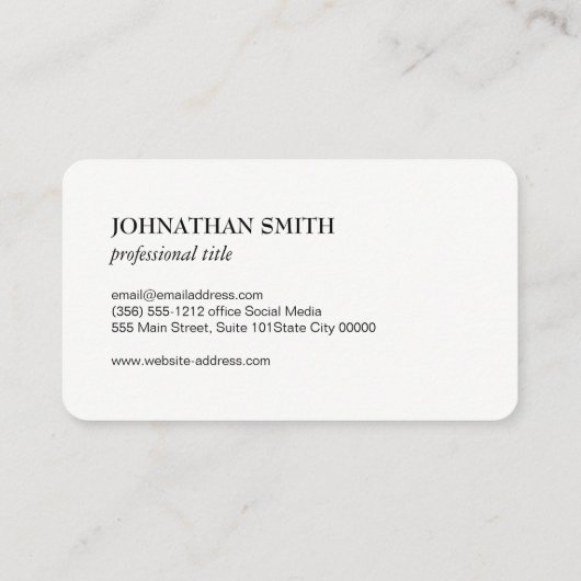 Carte De Visite Cheval (Dos)