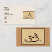 Carte De Visite Cheval (Devant / Derrière)