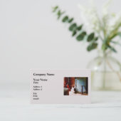 Carte De Visite Cheval à bascule dans le grenier (Debout devant)