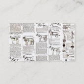 Carte De Visite Cheval Antique Publicité Journal Art (Dos)