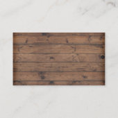 Carte De Visite Cheval blanc de l'aquarelle Raffle de couche (Dos)