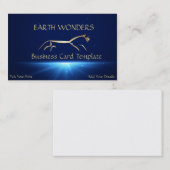 Carte De Visite Cheval blanc Uffington Gold (Devant / Derrière)