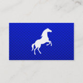 Carte De Visite Cheval bleu (Dos)
