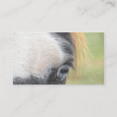 Carte De Visite Cheval bleu (Dos)