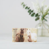 Carte De Visite Cheval Buddy (Debout devant)