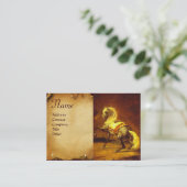 CARTE DE VISITE CHEVAL DE CHEVAL GRAY REMPLI (Debout devant)