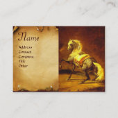 CARTE DE VISITE CHEVAL DE CHEVAL GRAY REMPLI (Devant)