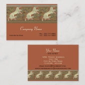 Carte De Visite Cheval de danse Art nouveau - Personnaliser (Devant / Derrière)