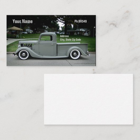 Carte De Visite Cheval de fer (Devant / Derrière)