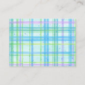 Carte De Visite Cheval de mer bleu violet Octopus Starfish Seaside (Dos)