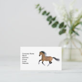 Carte De Visite Cheval de quart en peau de bouchon (Debout devant)