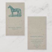 Carte De Visite Cheval de Viantage (Devant / Derrière)