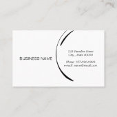 Carte De Visite Cheval élégant | Entraîneur de chevaux (Dos)