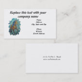 Carte de visite, cheval en verre souillé (Devant / Derrière)