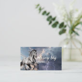 Carte De Visite Cheval Equestre Stables (Debout devant)