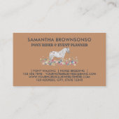 Carte De Visite Cheval Equestrier de la Marine (Dos)